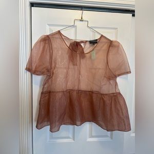 anthropologie plus size 3x top new with tags